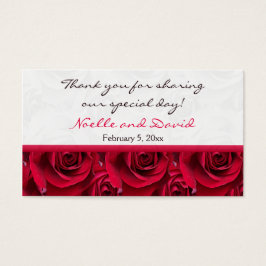 Balise Red Roses Galore Wedding Favor