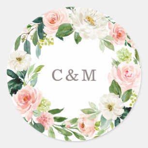Balise Sticker Monogramme Romance de ressort géomé