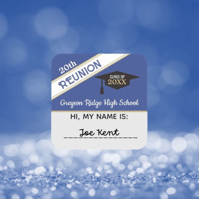 Balise Sticker Nom de réunion de classe personnali (Créateur téléchargé)