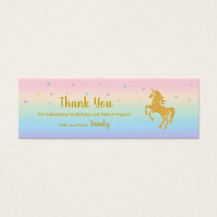 Balise Unicorn Magical Birthday Party Favoriser le