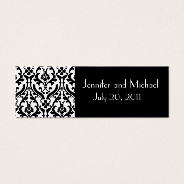Balises Cadeau mariage damassé Favor (Devant)