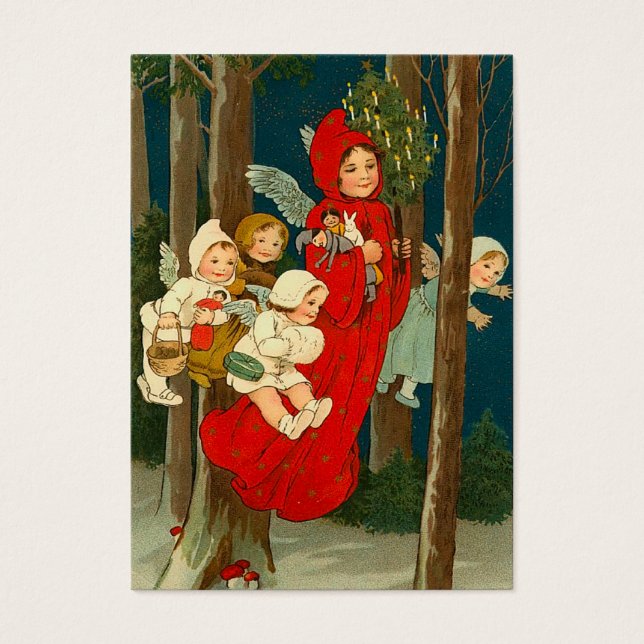 Balises cadeaux de Noël Vintage (Devant)