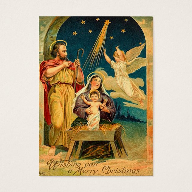 Balises cadeaux de Noël Vintage (Devant)