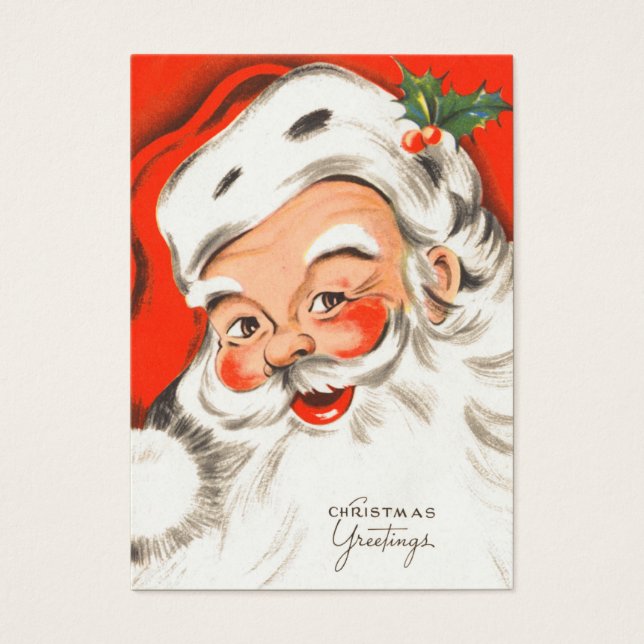 Balises cadeaux de Noël Vintage (Devant)