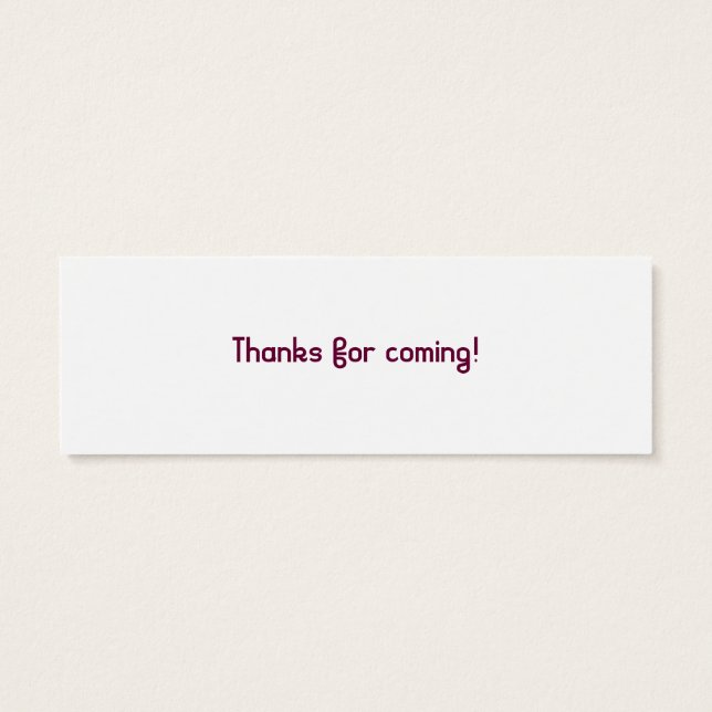 Balises cadeaux Merci robot fille (Dos)