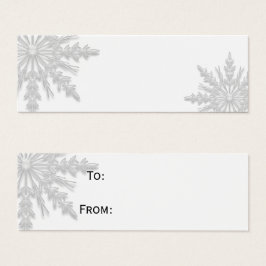 Balises cadeaux White Snowflake