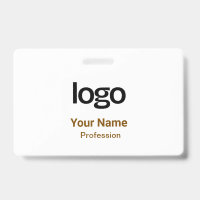 Balises de nom Brown Badges