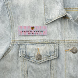 Balises de nom personnalisé Badges magnétiques e