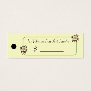 Balises de prix des marchandises (Fleurs Magnolia)