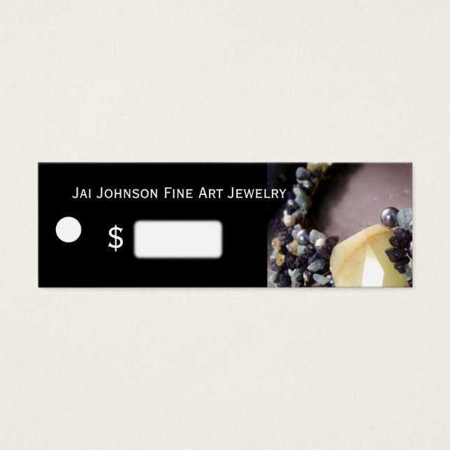 Balises de prix pour les bijoux (Devant)