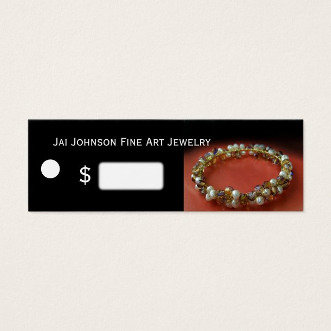 Balises de prix pour les bijoux (Devant)