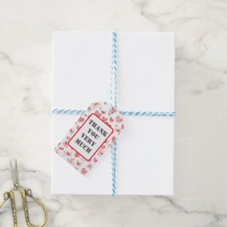 Balises Étiquette d'enveloppement de cadeaux