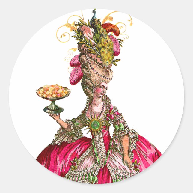 Balises Marie Antoinette et Stickers Peacock (Devant)