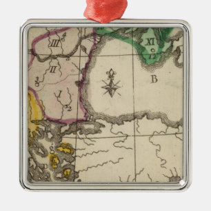 Balkan-Halbinsel 3 Silbernes Ornament