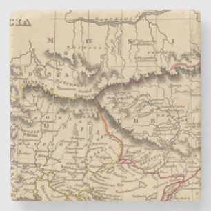 Balkan-Halbinsel 5 Steinuntersetzer