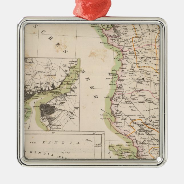 Balkan-Halbinsel, die Türkei, Albanien Ornament Aus Metall (Vorne)