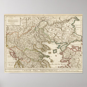 Balkan-Halbinsel, Griechenland, Mazedonien 2 Poster