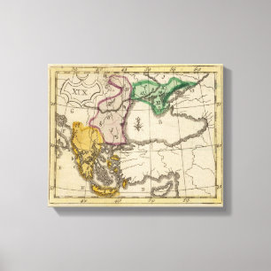 Balkan-Halbinsel Leinwanddruck