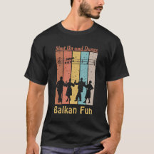 Balkan-Party Vintage Retro-Design T-Shirt