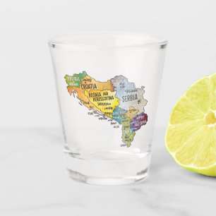 Balkan-Schießglas Schnapsglas
