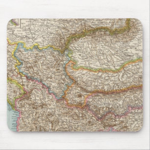 Balkanhalbinsel - Balkan-Halbinsel-Karte Mousepad