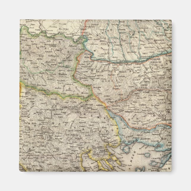 Balkanhalbinsel, Türkei 2 Magnet (Vorne)