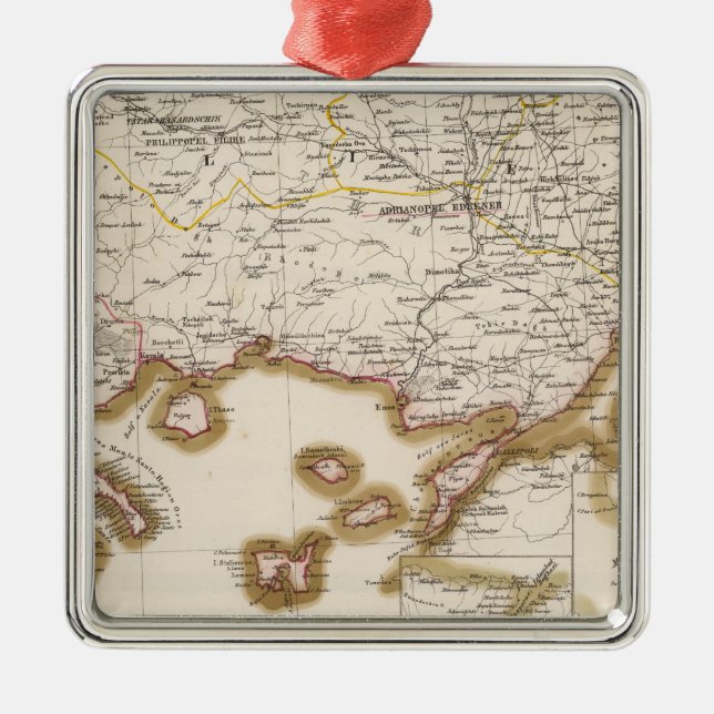 Balkanhalbinsel, Türkei, Bulgarien Silbernes Ornament (Vorne)