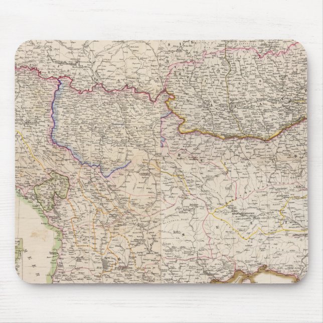 Balkanhalbinsel, Türkei Mousepad (Vorne)