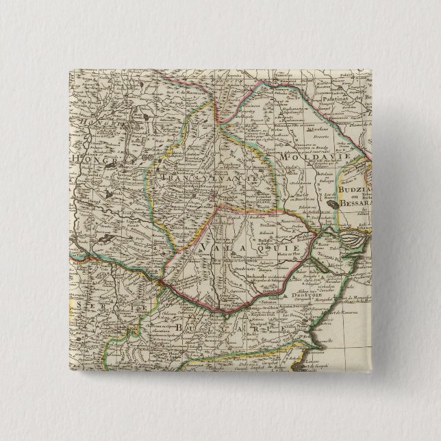 Balkanhalbinsel, Ungarn, Rumänien Button (Vorderseite)