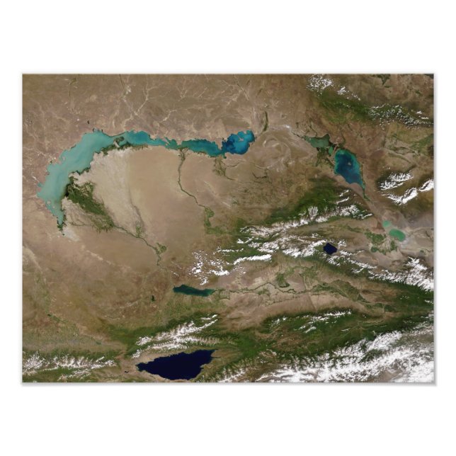 Balkhash-See in Ostkasachstan Fotodruck (Vorne)