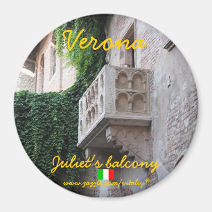 Balkon-Magnetentwurf Veronas Italien Juliets Magnet