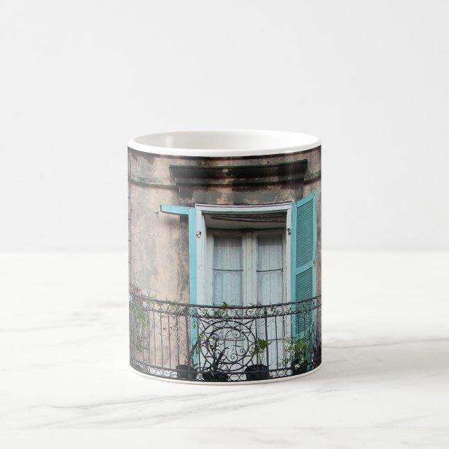 Balkon-Tasse französischen Viertels NOLA Kaffeetasse (Mittel)