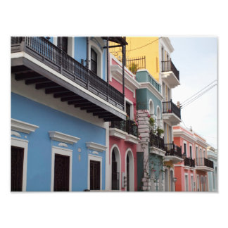 Balkone, Altes San Juan, Puerto Rico Fotodruck