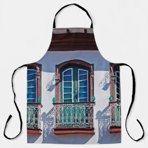 Balkone auf der Fassade in Diamantina, Minas Gerai Schürze