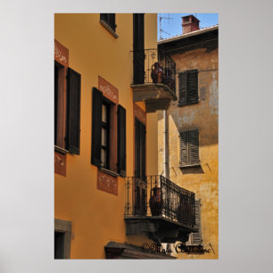 Balkone und Tür-Plakat Poster