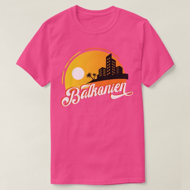 Balkonien Urlaub T-Shirt (Design vorne)