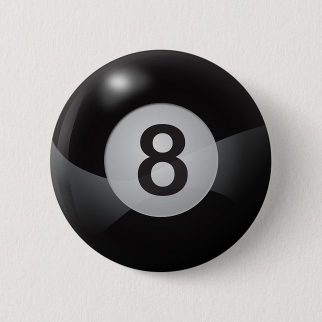 Ball 8 button (Vorderseite)