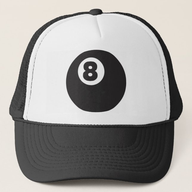 Ball acht truckerkappe (Vorderseite)