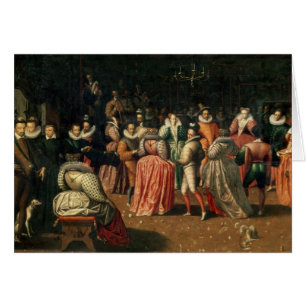 Ball am Gericht von König Henri III von Frankreich