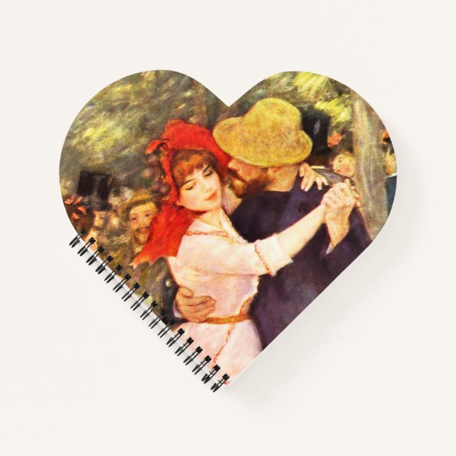 Ball am Moulin de la Galett Auguste Renoir Notizbuch (Vorderseite)