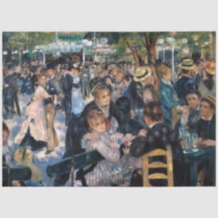 Ball am Moulin de la Galette, Auguste Renoir Seidenpapier