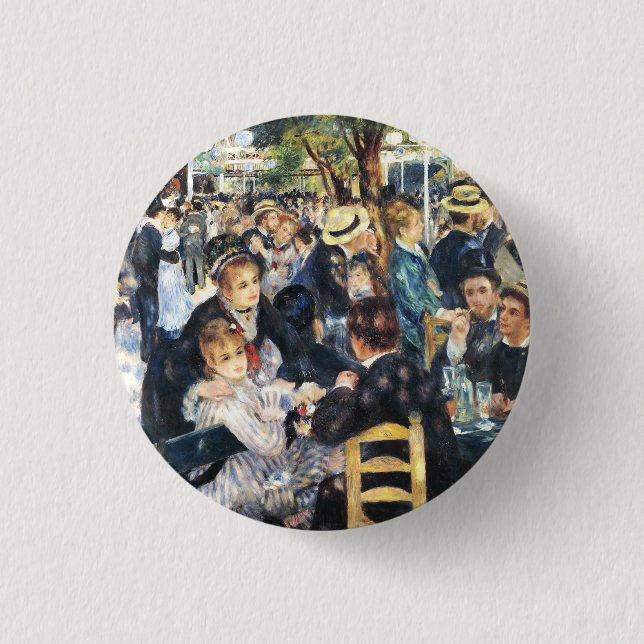 Ball am Moulin de la Galette Party Renoir    Button (Vorderseite)