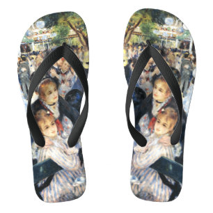 Ball am Moulin de la Galette Party Renoir Flip Flops