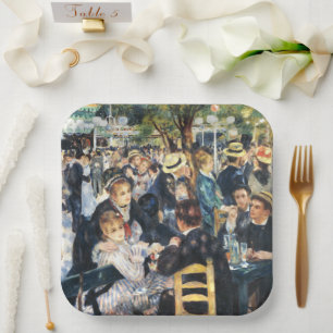 Ball am Moulin de la Galette Party Renoir Pa Pappteller