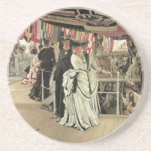 Ball an Bord von James Tissot, Viktorianische Kuns Untersetzer