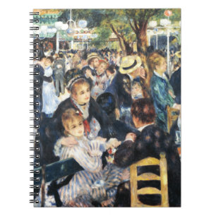 Ball auf der Moulin de la Galette-Party Renoir Notizblock