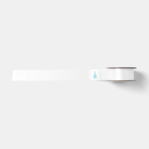 Ball Blue, Medium Turquoise Dekoration Satinband