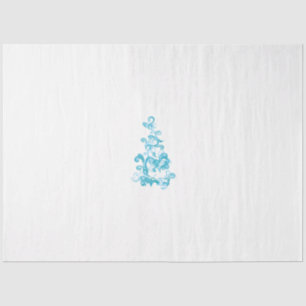 Ball Blue, Medium Turquoise Dekoration Seidenpapier