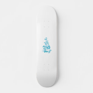 Ball Blue, Medium Turquoise Dekoration Skateboard