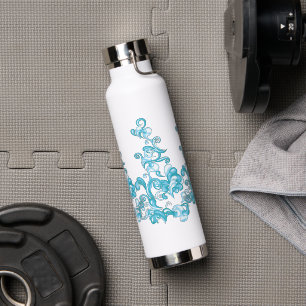 Ball Blue, Medium Turquoise Dekoration Trinkflasche